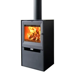 Aduro 14 Fristående Svart Plåt 9kW