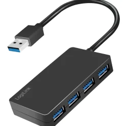 LogiLink 3.2 Gen1 4 USB-A-portar