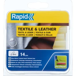 Julpyssel*Rapid 12 mm Textil & Läder 14 st