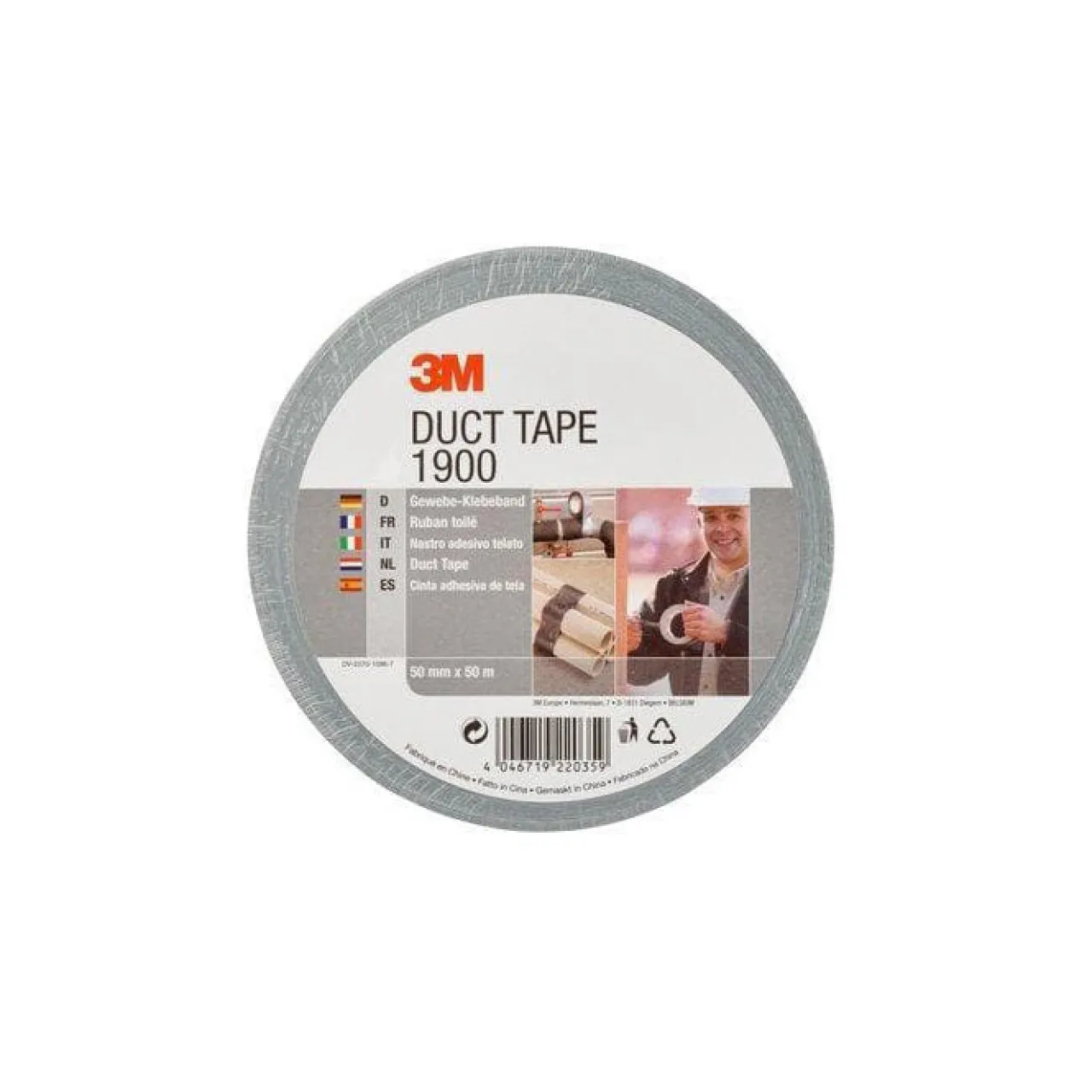Lim, Lack & Tejp*3M 1900 Silver 50mm x 50m