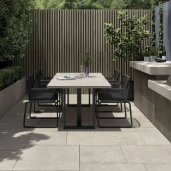 Klinker Altan|Klinker Utomhus*Pronto Klinkerdäck Antique Dune Carved 60x120 cm