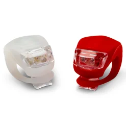 Briv Bikeset 2 LED Silicon Paket Fram & Bak
