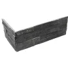 Väggsten|Väggsten*ArtStone Black Glossy Mountain Hörn
