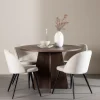 Bord|Matgrupp*Venture Home Bootcut Ø110 med 4 st Velvet Stolar