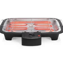 Tristar BQ-2813 Svart Bordsgrill med Steglös Temperaturreglering & Fettuppsamlare