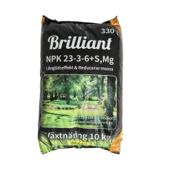 Skånefrö Brilliant 10 kg, Långtidsverkande Gräsmattegödsel & Gödsel för Gräsmatta