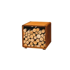 Vedförvaring*GrillSymbol Cortenstål Enzo Rack S