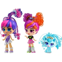 Barn Silverlit Curli Girls Dolls and Pet Twin Set