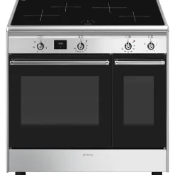 Spis*Smeg - CX92IM, Rostfri med Dubbelugn