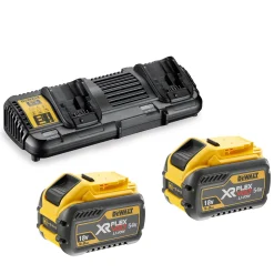 Batteri & Laddare*DeWalt DCB132X2-QW 54 V