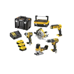Verktygspaket*DeWalt DCK500P3T-QW 5 delar