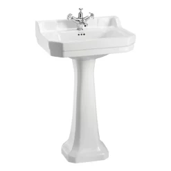 Tvättställ & Handfat|Kampanj Badrum*Burlington Edwardian med Piedestal 560 mm