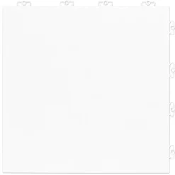 Plastgolv|Golvplattor & Plasttrall*Bergo Elite True White Golvtrall i Plast