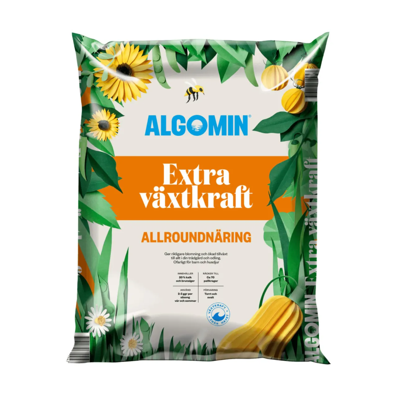 Algomin Extra Växtkraft Granulat för Trädgård & Utemiljö