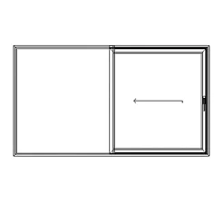 Vinterträdgård|Fasadparti*Novoroom Extreme 2-glas 1 Skjutbar & 1 Fast