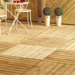 Garagegolv|Altan & Terrass*Jabo Furu 50x50 cm 25 Kvm/pall 100 st