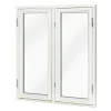 Kulturfönster|Sidohängt Fönster*Sunnerbo Fönster 3-Glas Aluminium 2-Luft