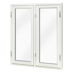 Kulturfönster|Sidohängt Fönster*Sunnerbo Fönster 3-Glas Aluminium 2-Luft