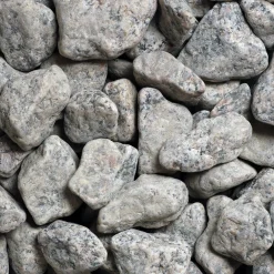 Stenkross|Dekorsten*Magrab Krossprodukter Grå Granit Tumlad 30-45 mm, 1000 kg Säck