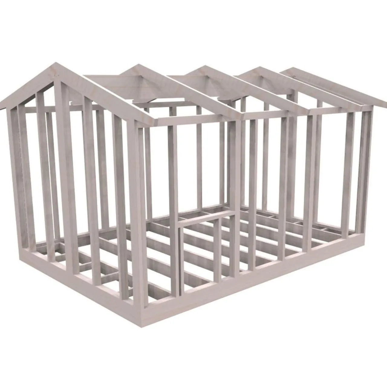 Byggstommar 16 grader 4500x3190 mm Färdiga Sektioner