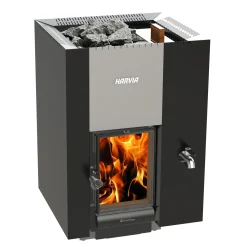 Bastukamin*Harvia 22 GreenFlame RS med Vattentank