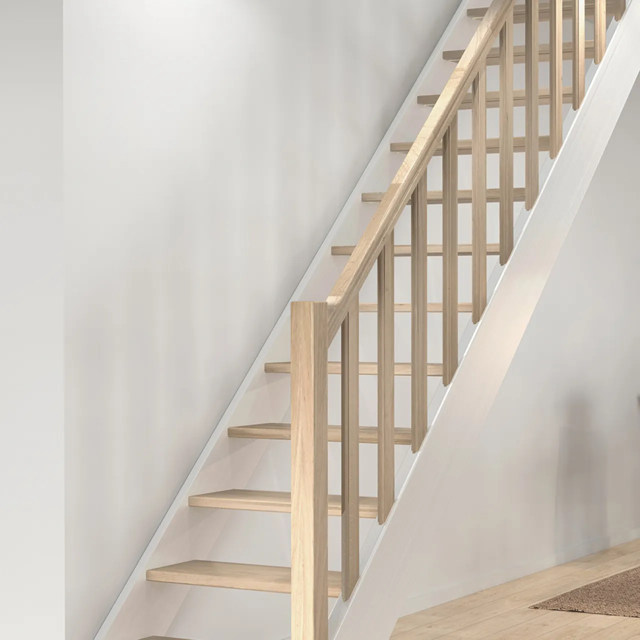 Dolle Helsinki Rak Träbalustrar