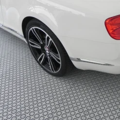 Plastgolv|Garagegolv*Hestraplattan Hestra Glacier Grey Golvtrall i Plast