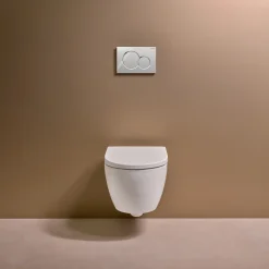 Geberit iCon med WC-fixtur och Spolplatta