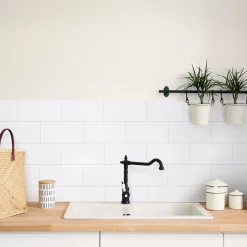 BerryAlloc Kitchen Wall Vit Snö Subway