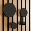 Lundbergs Kreativ 3-Pack Runda Knoppar+Krok Svart