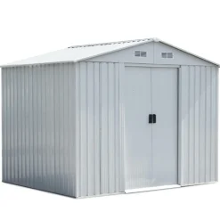 Stugor & Fritidshus|Hus & Fritidshus*Metalcraft 5,3m² Förråd med Bas Vit