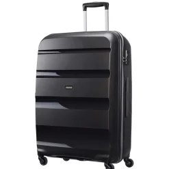 Resväskor*American Tourister M Svart Med 4 Hjul