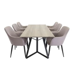 Bord|Matgrupp*Venture Home Marina med 6st Comfort Stolar