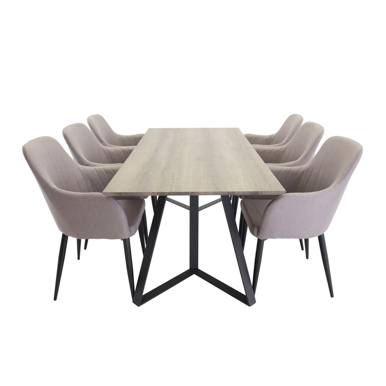 Bord|Matgrupp*Venture Home Marina med 6st Comfort Stolar