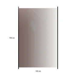 Räcken|Insynsskydd & Inhägnad*Hortus med Aluminiumskena Rökfärgat 100x150