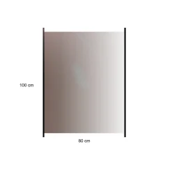 Räcken|Insynsskydd & Inhägnad*Hortus med Aluminiumskena Rökfärgat 80x100