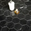 ArtStone Nero Marquina Hexagon Polerad 5x5 cm
