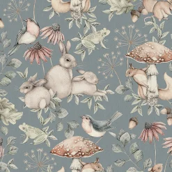 Inredning Barnrum*Boråstapeter Newbie Wallpaper Minou 7482