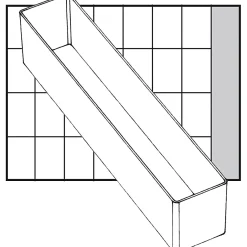 Pysselförvaring*Raaco Nr. A9-4 H47 mm Stl 218x39 mm 1 St