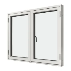 Sidohängt Fönster|Aluminiumbeklädda Träfönster*Elitfönster Original Aluminium 100 2-Luft