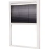 Lundbergs Plisserat Duo Fönster 1230X1600  mm Vit