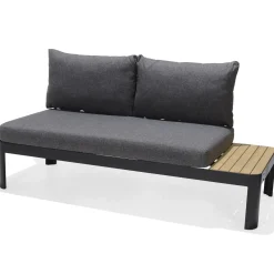 Altanmöbler|Utesoffa*LifestyleGarden Portals Dark 2-sits med Dynor Utomhus