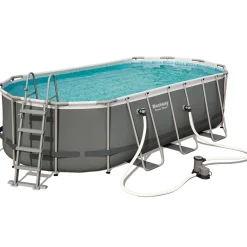Pooler & Utomhusbad|Pool*Bestway Power Steel 5,5 x 2,7 m Oval