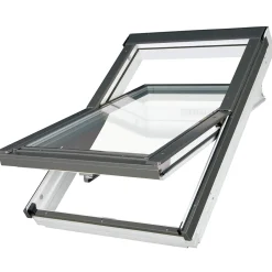 Takfönster|2-Glasfönster*Fakro Premium Pivåhängt 3-Glas Aluminium