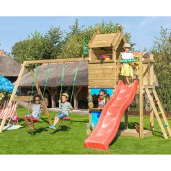 Utomhuslek|Lekplats & Lekplatsutrustning*Jungle Gym Resort Gungmodul & Rutschkana