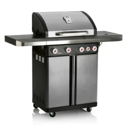 Gasolgrill*Landmann Rexon Cook 4.1 2023 Rostfritt Stål Integrerad Tändare & Sidobrännare