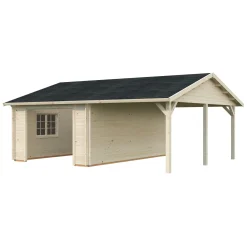 Hus & Fritidshus|Garagehus*Palmako Roger med Carport 36,5 m2