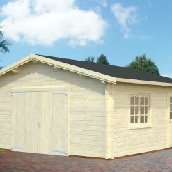 Hus & Fritidshus|Garagehus*Palmako Roger med Garagedörr 29,2 m2