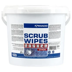 Maco Scrub Wipes Citrus Blå 100st