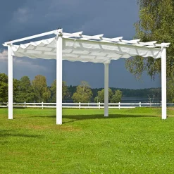 Hillerstorp Skanör 3x4m Vitt Solskydd